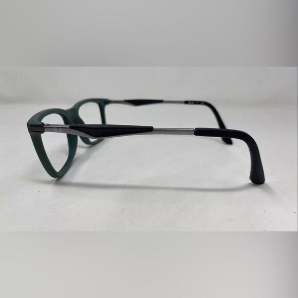 Ray Ban RB 7029 5197 53-17-145 Black/Mint Green Full Rim Eyeglasses Frame TR35 - Picture 5 of 8